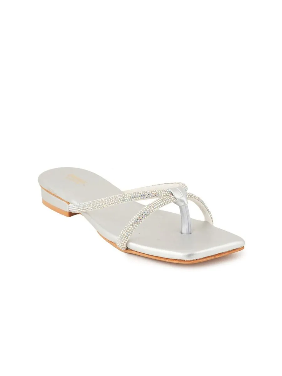 Anouk Women Embellished Square Toe Party Block Sandals