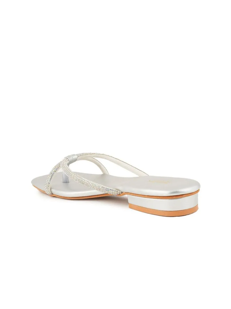 Anouk Women Embellished Square Toe Party Block Sandals
