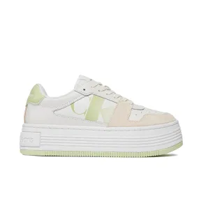 Bold Flatform Sneakers - White Multi