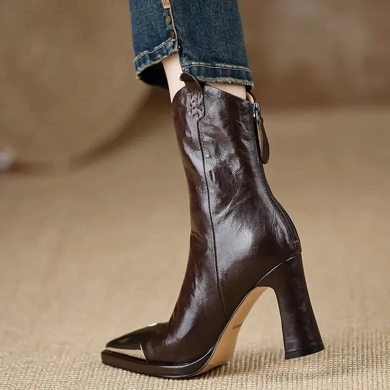 Burning Cities Ankle Boots
