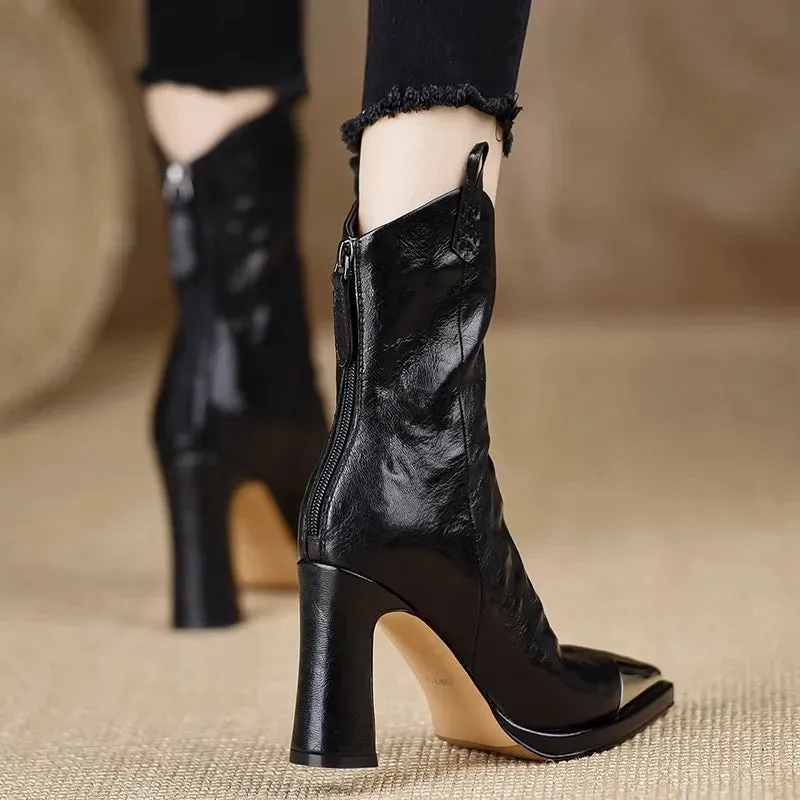 Burning Cities Ankle Boots