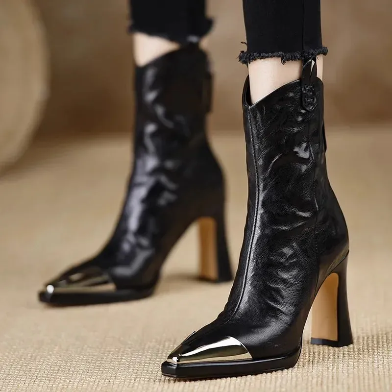 Burning Cities Ankle Boots
