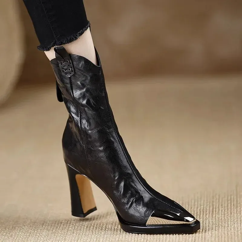 Burning Cities Ankle Boots