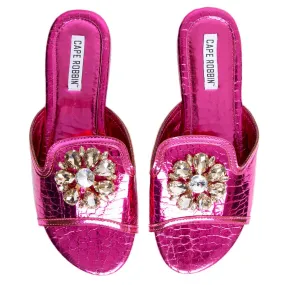 Cape Robbin Leela-10 Fuchsia Sandal Fuchsia