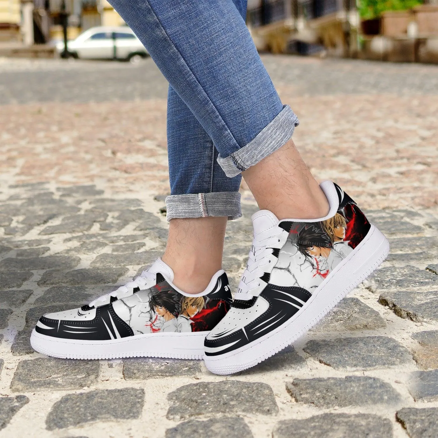 Death Note Light And L AF1 Anime Shoes