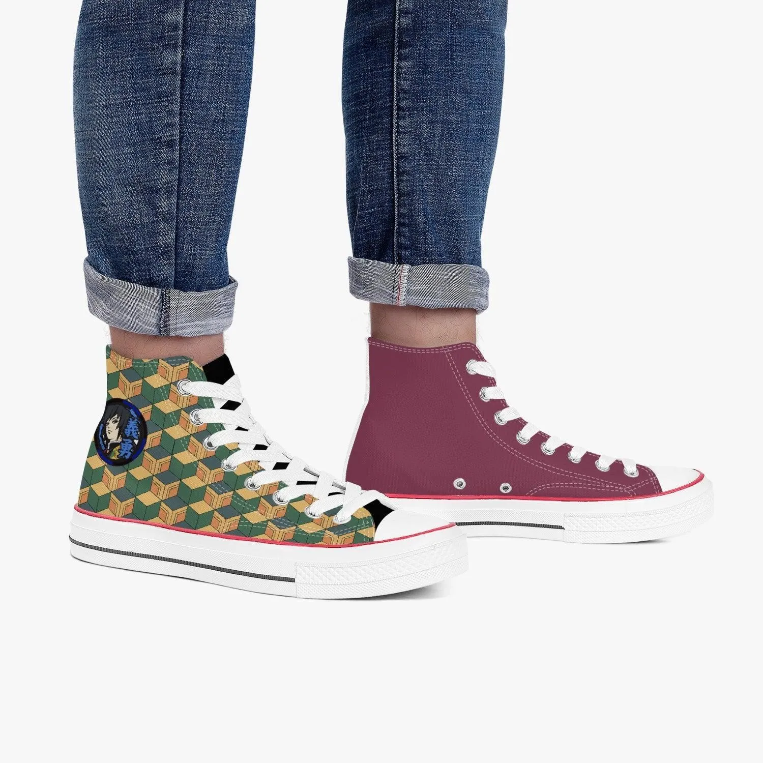 Demon Slayer Giyu Tomioka A-Star High Anime Shoes