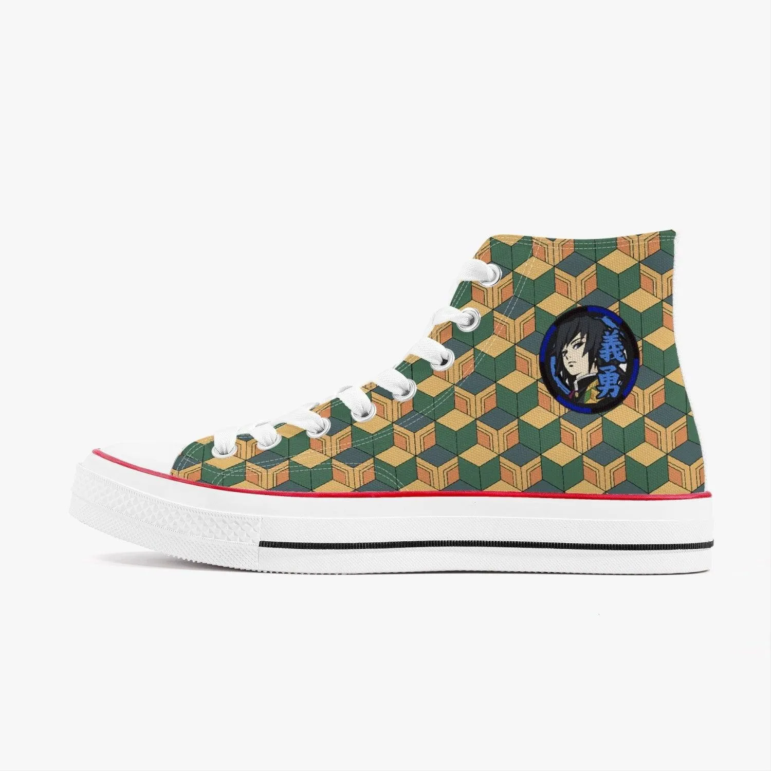 Demon Slayer Giyu Tomioka A-Star High Anime Shoes