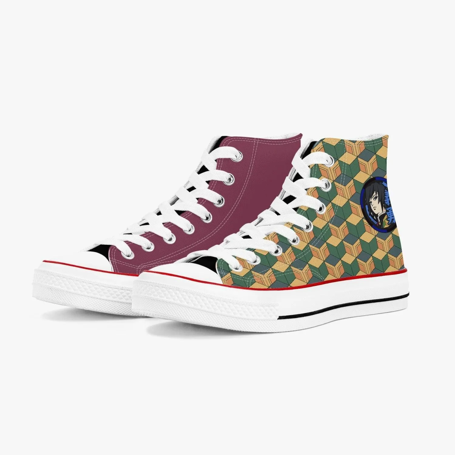 Demon Slayer Giyu Tomioka A-Star High Anime Shoes