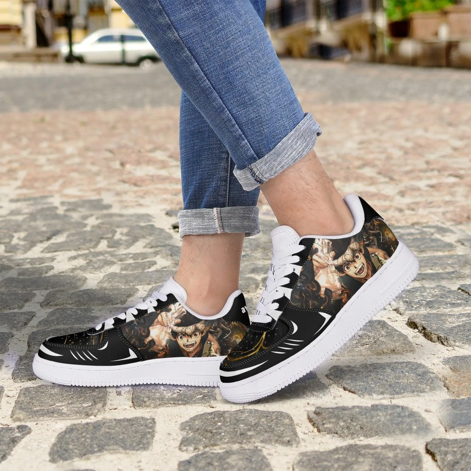 Dr Stone Chrome Air F1 Anime Shoes