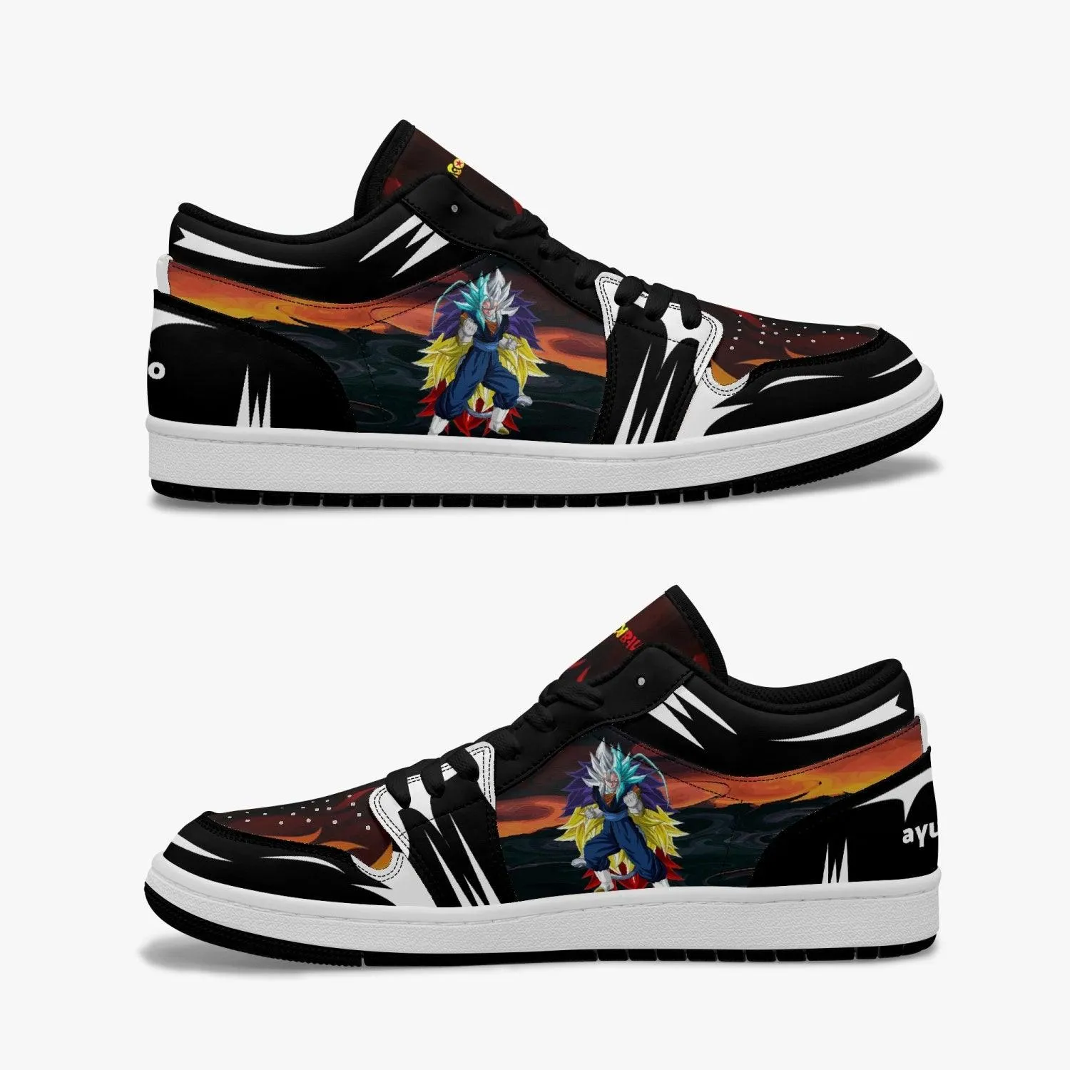 Dragon Ball Z Gogetta JD1 Low Anime Shoes