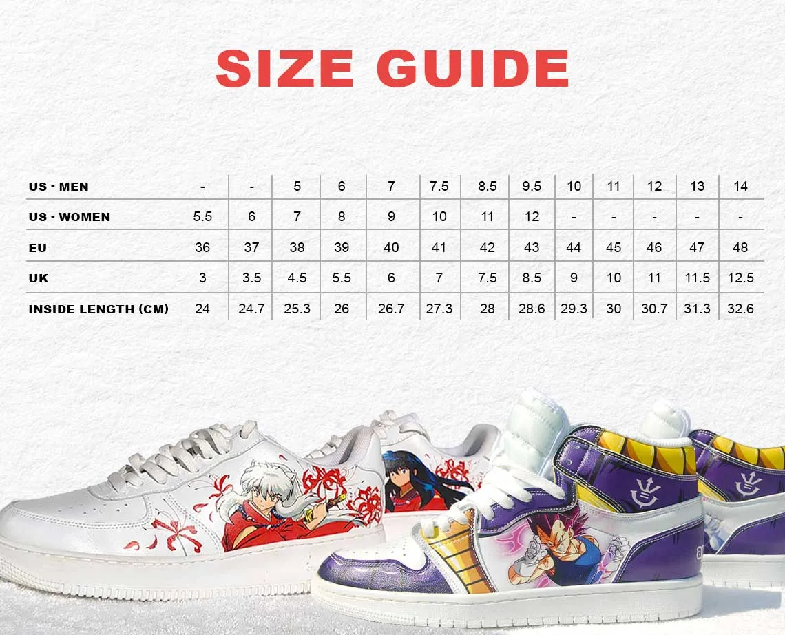 Dragon Ball Z Gogetta JD1 Low Anime Shoes