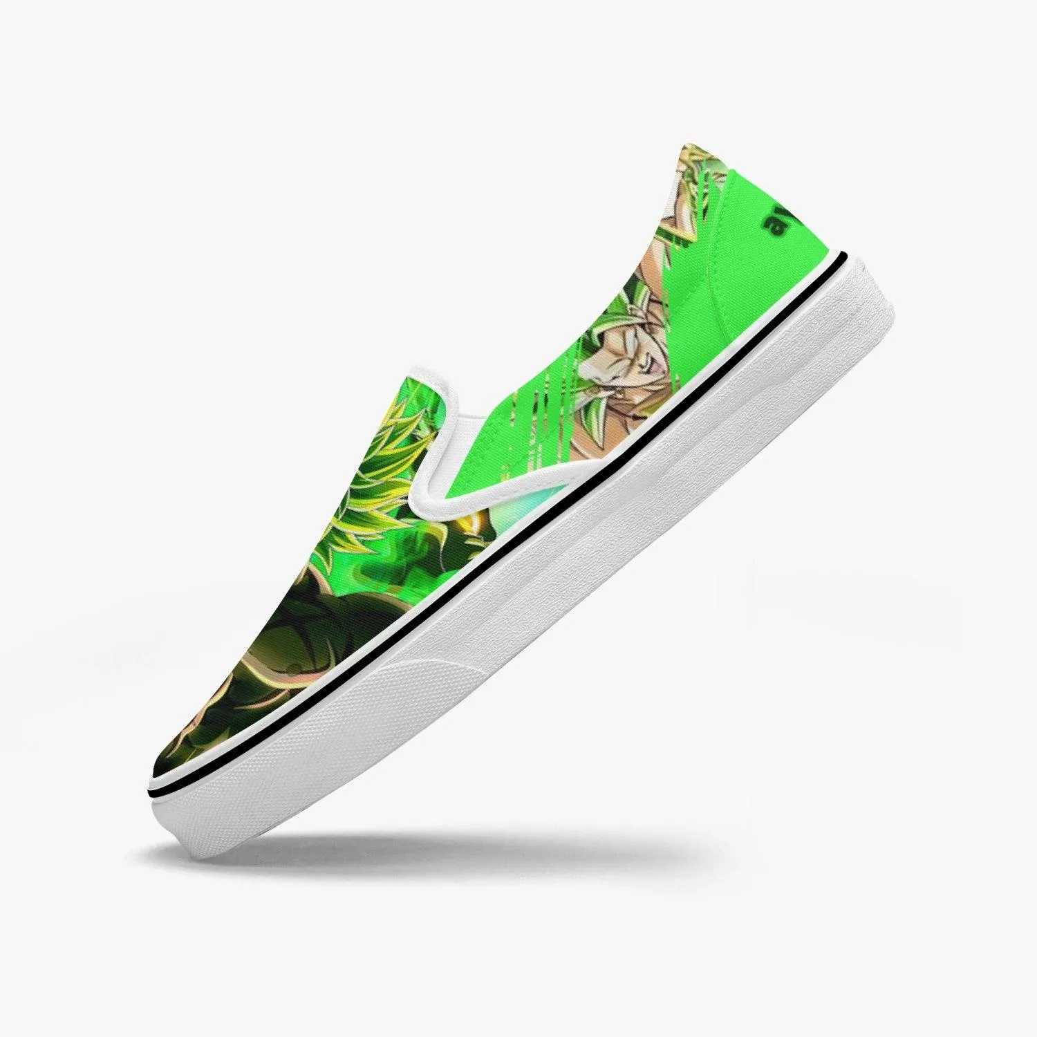 Dragonball Z Broly Slip Ons Anime Shoes