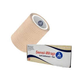 Dynarex 3173 Sensi Latex Self-Adherent Wrap 3" x 5 yds Tan Box of 24