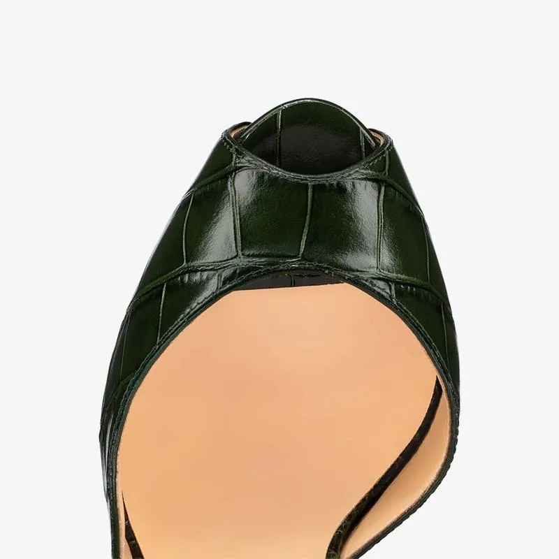 Elegant Leather Stiletto Pump