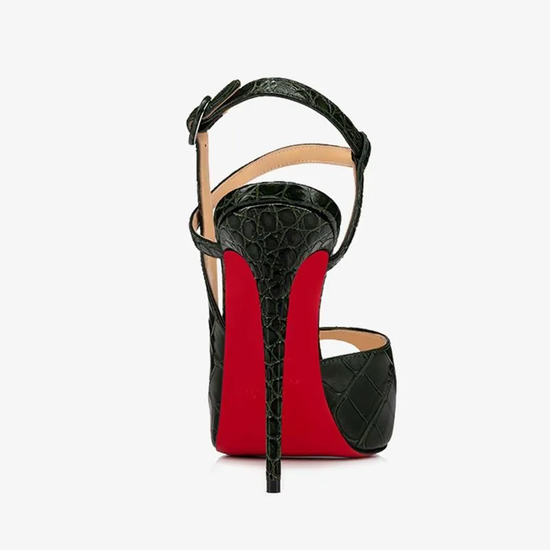 Elegant Leather Stiletto Pump