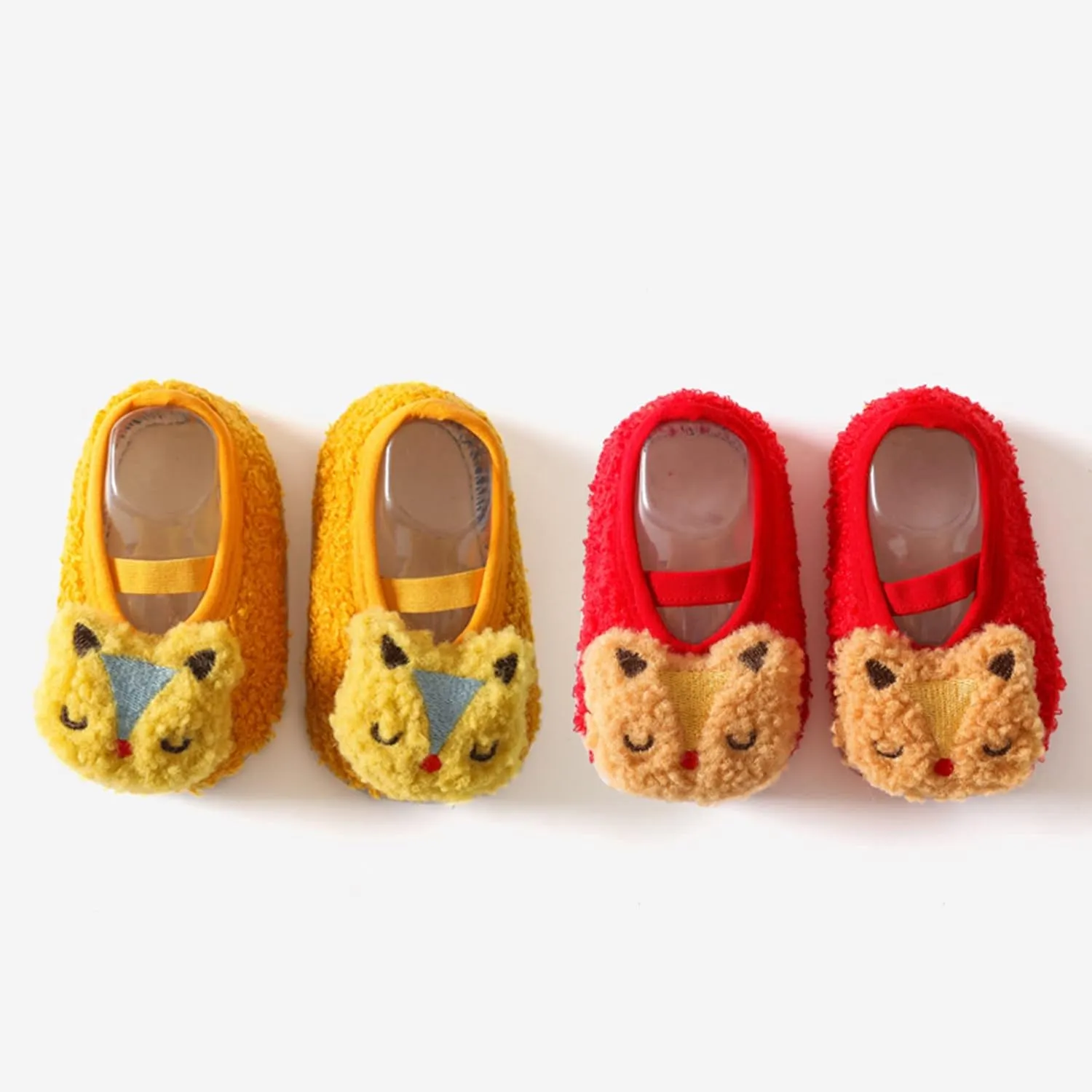 EnJoCho Boys Outdoor Shoes Boys And Girls Cartoon Character Pattern Warm Toddler Shoes Indoor Floor Socks Non Slip Shoes