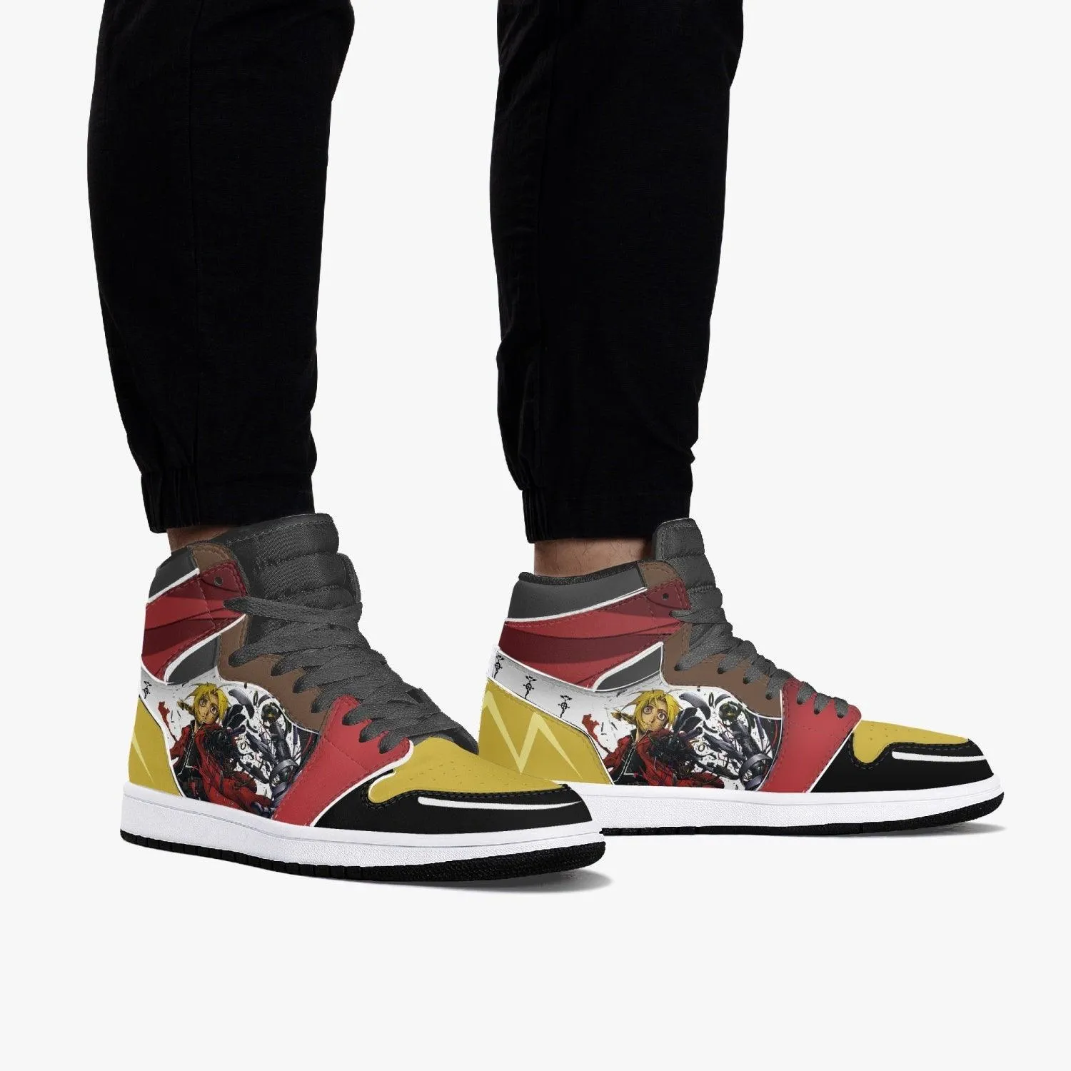 Fullmetal Alchemist Edward Elric JD1 Mid Anime Shoes