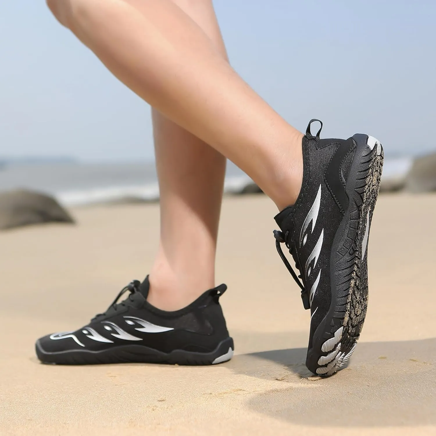Grounding Shoes for Women Wide Toe Hike Barefoot Water Shoes Men Pro-Healthy & Non-Slip Quick Dry Footwear Lightweight Breathable Running Walking Sneakers Unisex