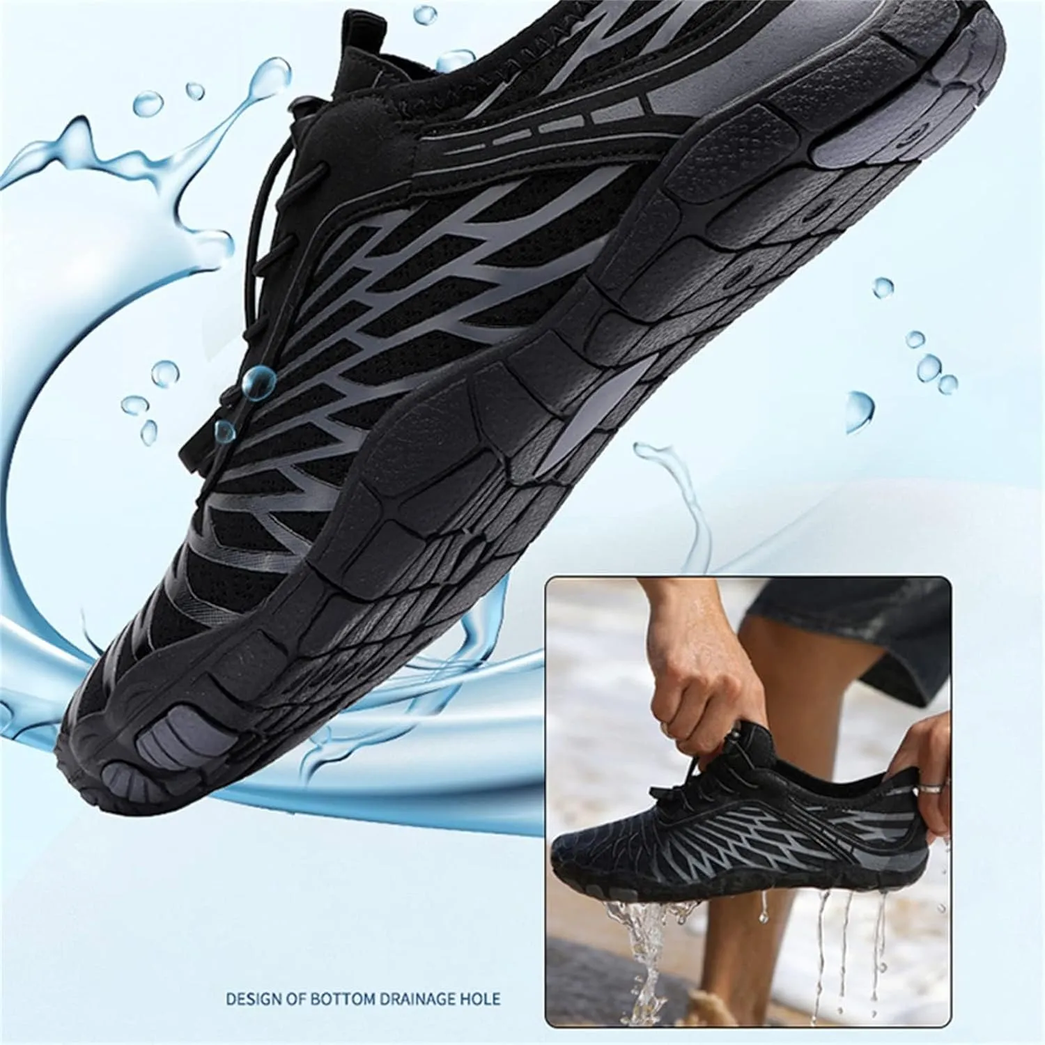 Hike Barefoot Shoes for Women Men Breathable Waterproof Running Sneakers Outdoor Gym Workout Jogging Shoes Footwear
