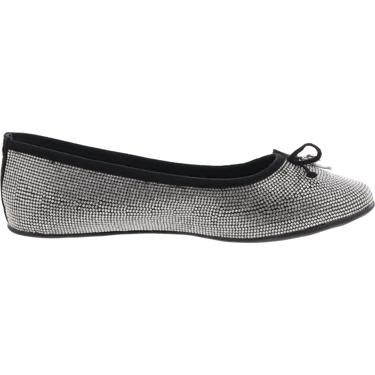 Juicy Couture Womens Farrah Metallic Embellished Ballet Flats