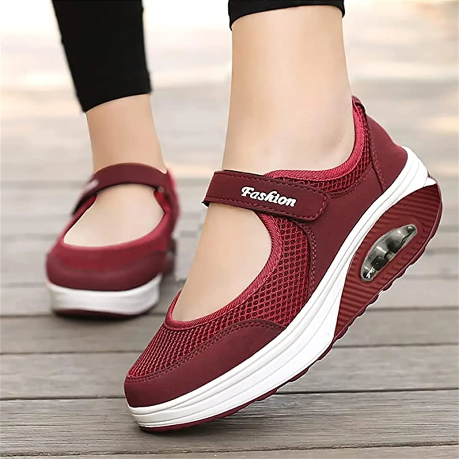 Ladmiple Sneakers For Women Comfortable Shoes Slip on Fashion Casual Platform Shoes Dressy Summer Walking Flats Loafers