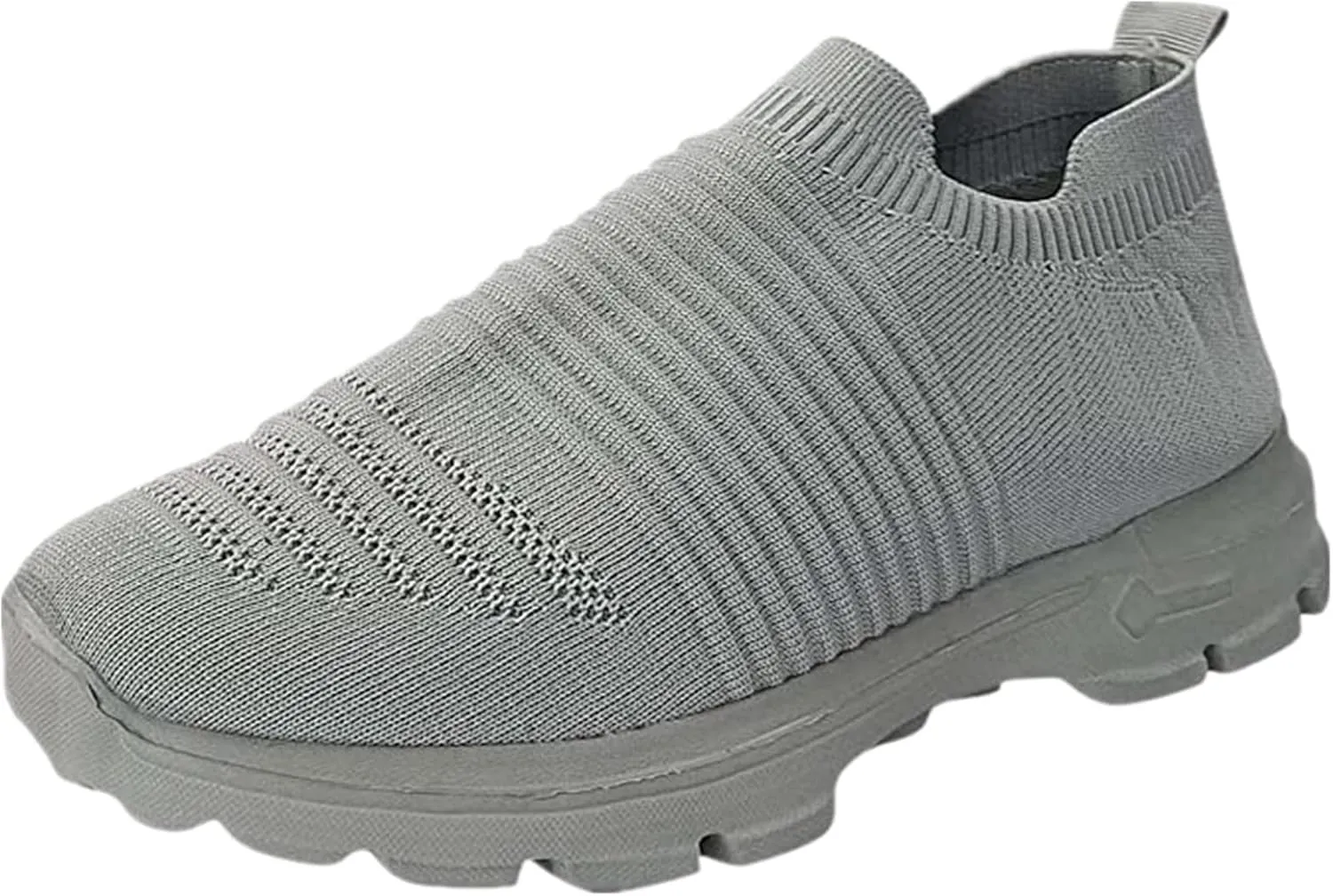 Ladmiple Walking Shoes Women Arch Support Slip On Sneakers Athletic Running Shoes Casual Comfortable Tennis Workout Sneakers