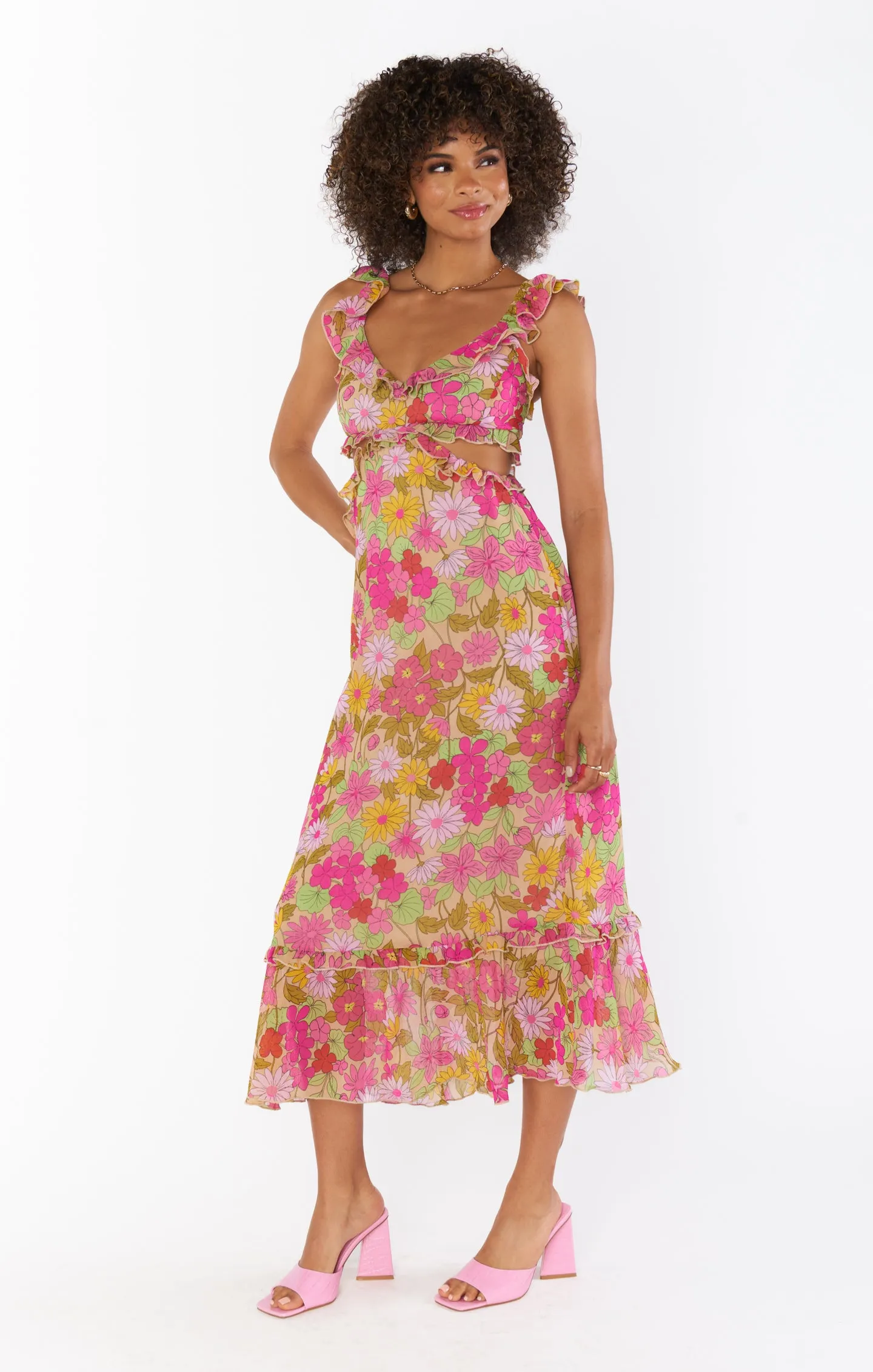 Lane Midi Dress ~ Carnaby Floral