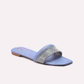 Marie  Blue Fancy Flats 0412540