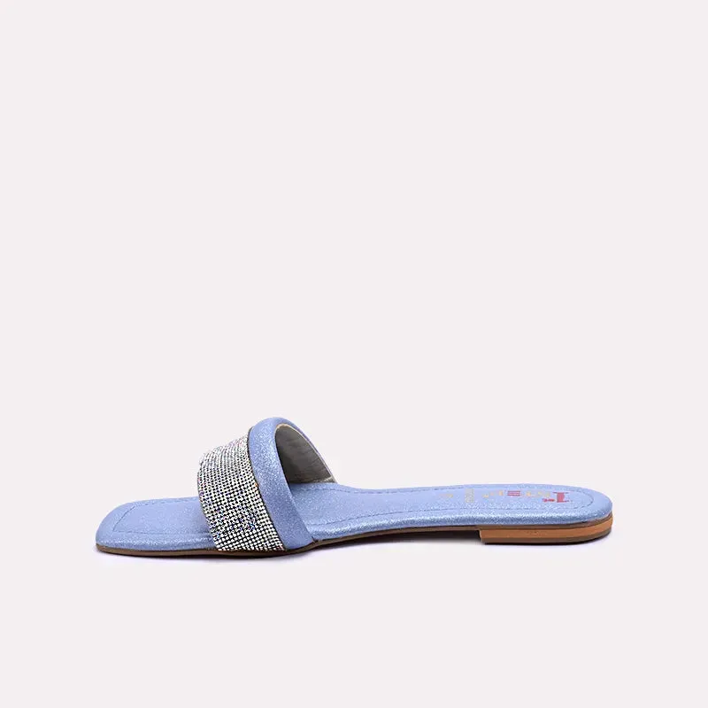 Marie  Blue Fancy Flats 0412540