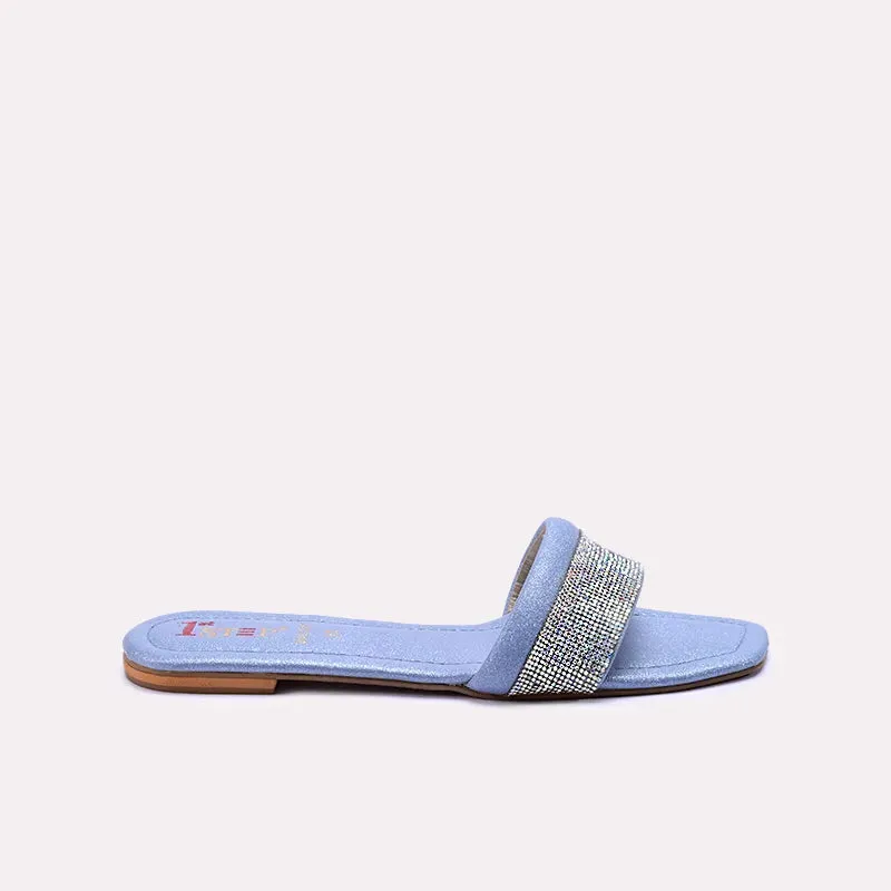 Marie  Blue Fancy Flats 0412540