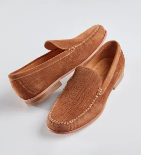 Martin Dingman Country Club Venetian Slip-Ons - Whiskey