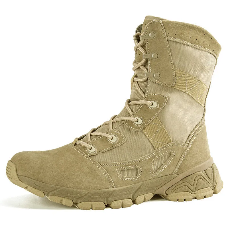 Men's anti-skid tactical boots High cut military combat boots durable desert boots
