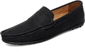 Men's Loafers Round Toe Vegan Leather Penny Loafers Lightweight Slip Resistant Flexible Classic Wedding Slip-ons Men's Loafers Round Toe Vegan Leather Penny Loafers Lightweight Slip Resistant Flexible Classic Wedding Slip-ons