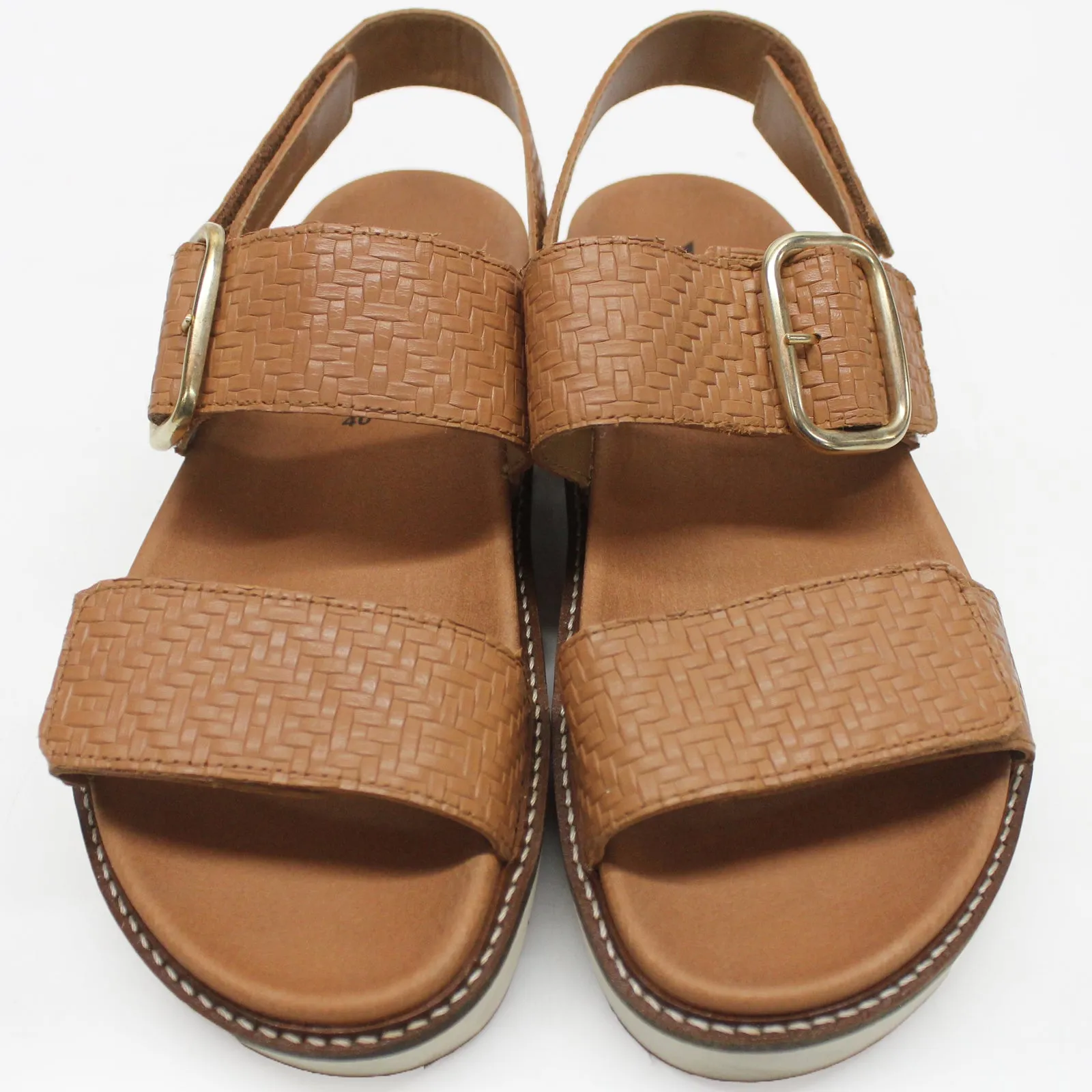 Mephisto Belona Leather Women's Hook and loop Sandals - UK 7.5 - US 10 Women - EU 40