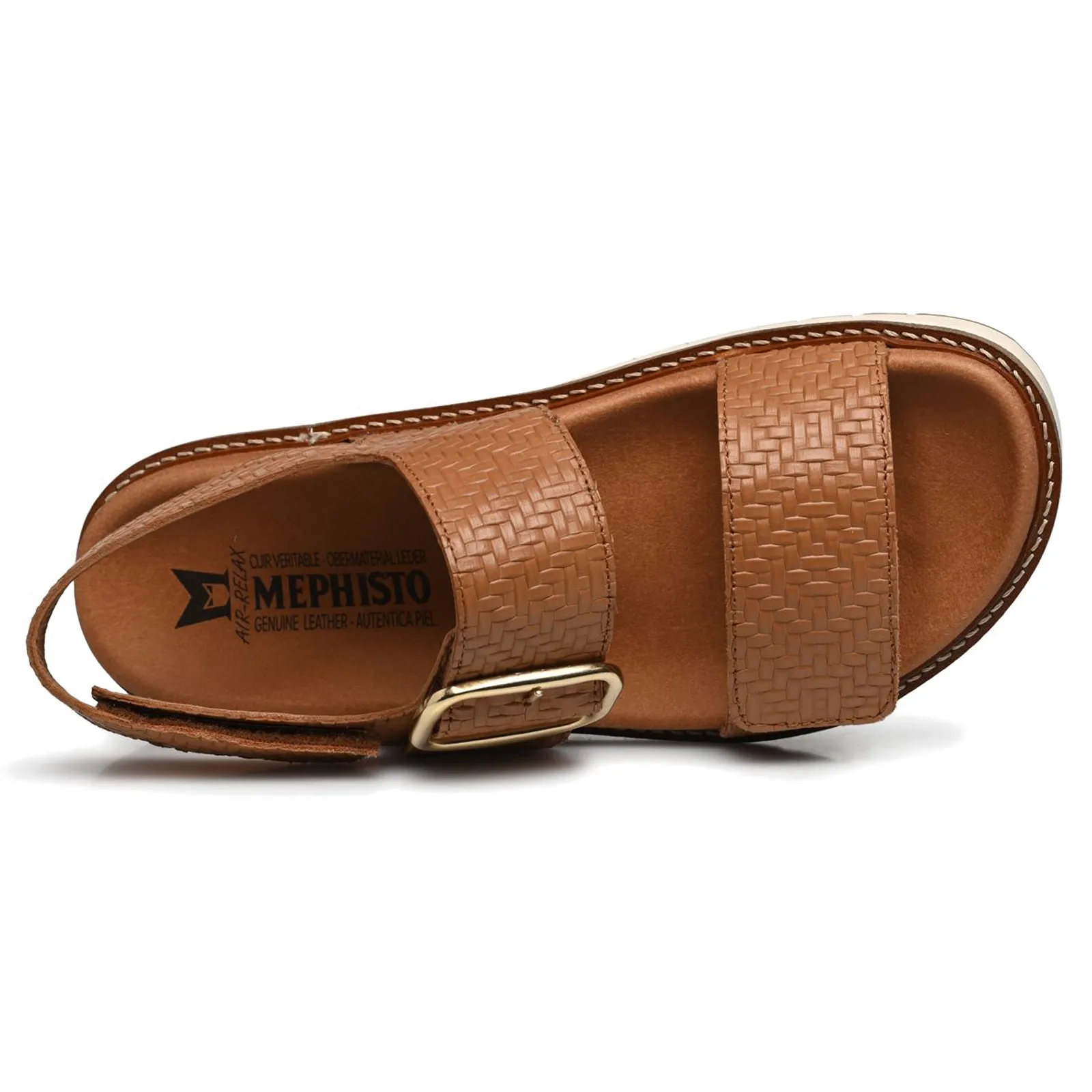 Mephisto Belona Leather Women's Hook and loop Sandals - UK 7.5 - US 10 Women - EU 40