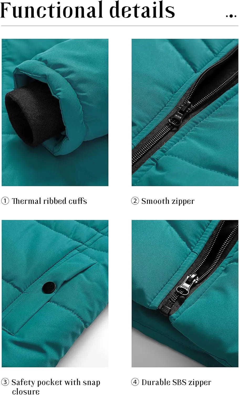 Pursky Girls' Warm Winter Coat Long Parka Fleece Lined Waterproof Puffer Jacket With Removable Hood