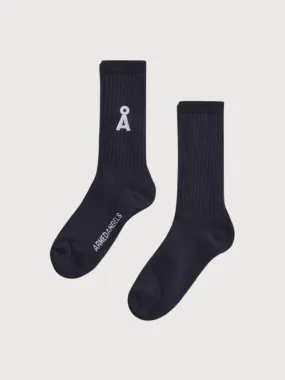 Saamus Socks Bold Blue dark | Armedangels