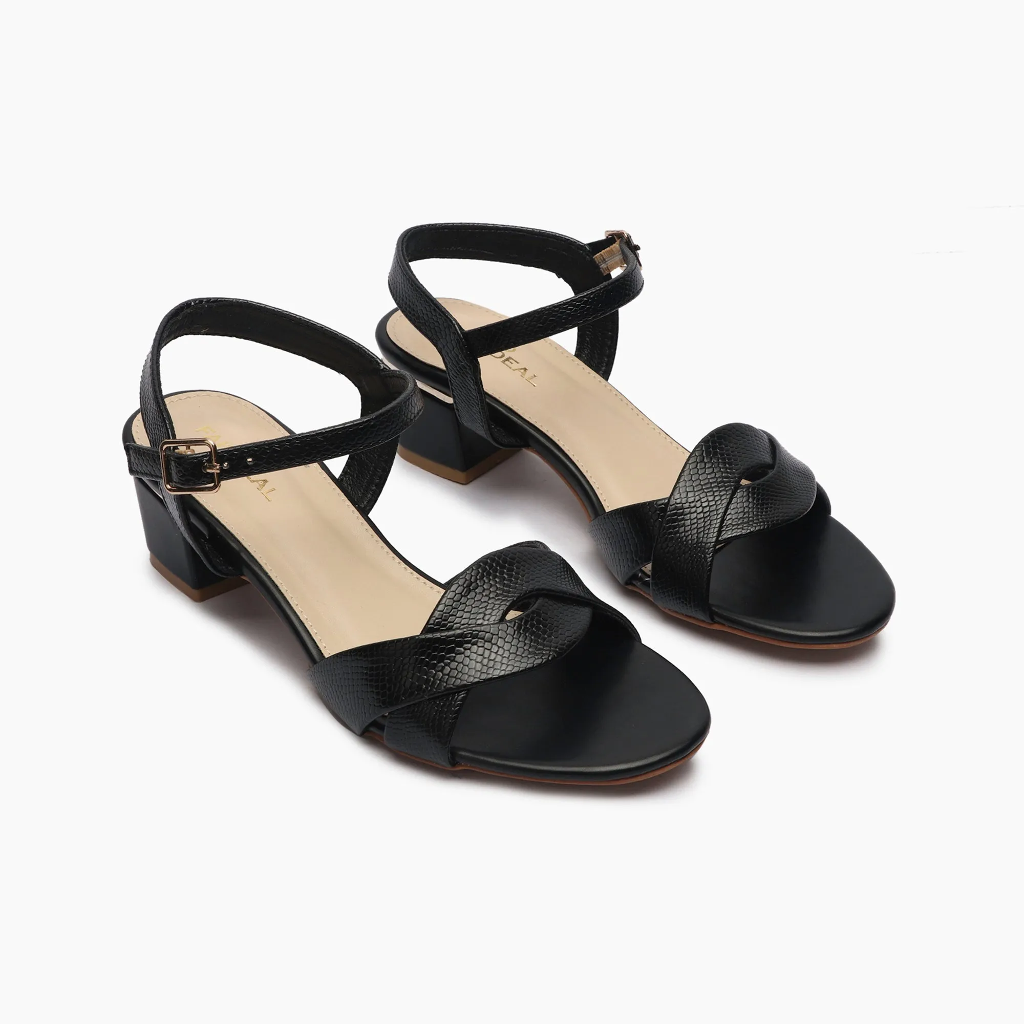 Symmetric Strap Sandals