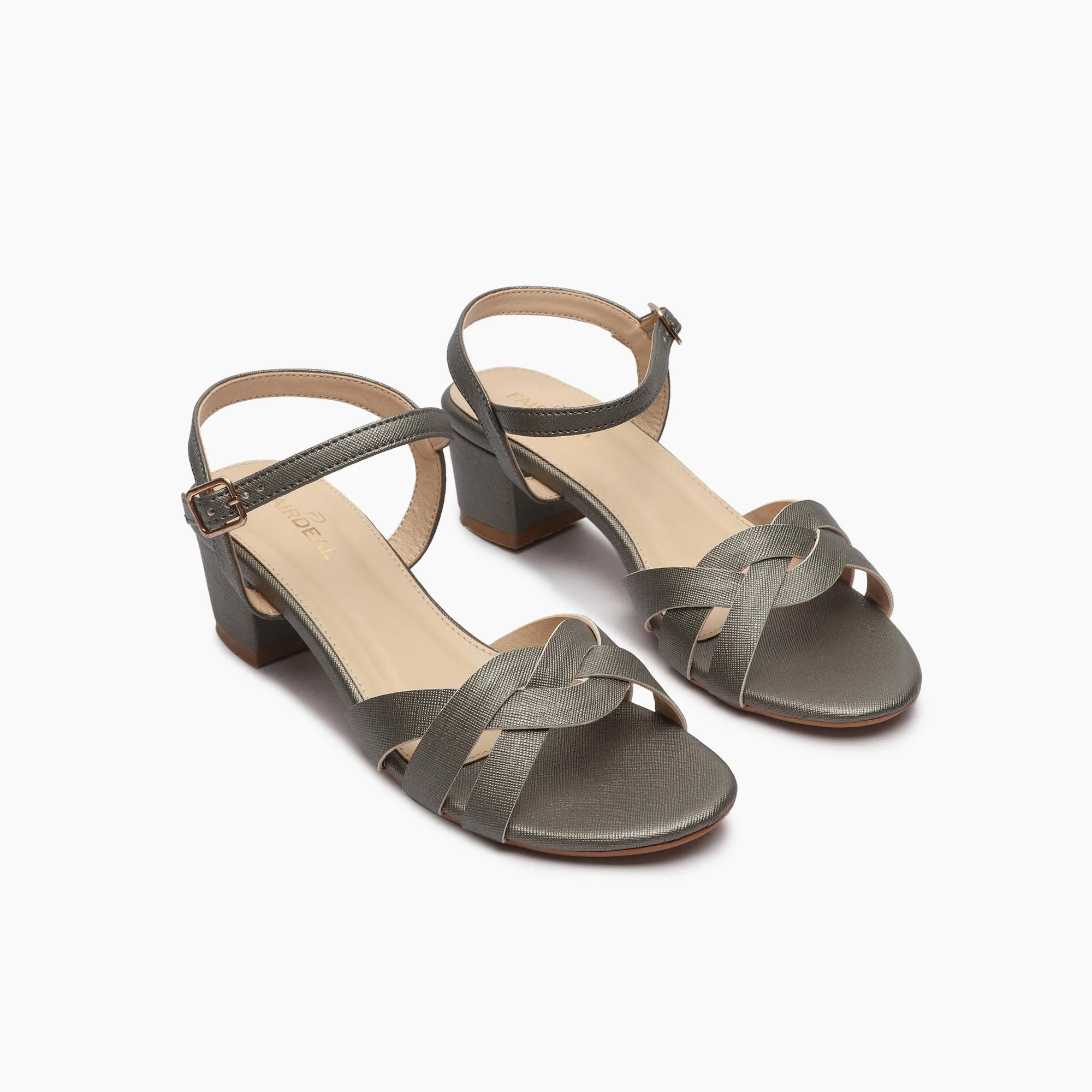 Symmetric Strap Sandals
