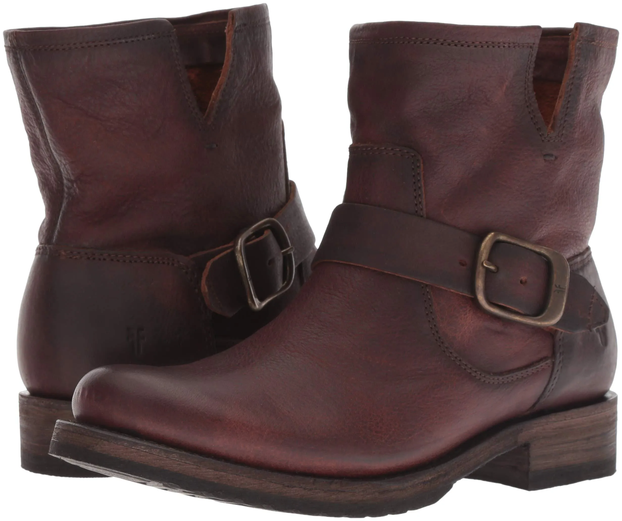 The Frye Company Womens Redwood Veronica Bootie Size 8.5 Oiled Leather Boots