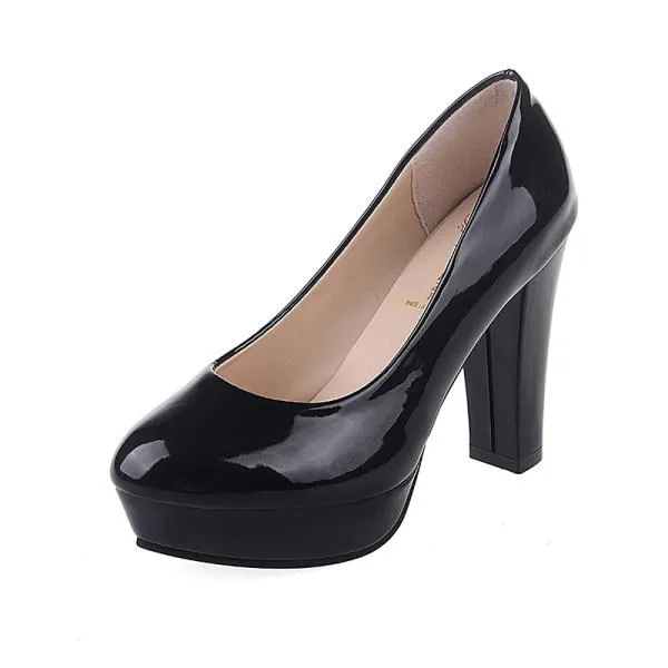 Women'S Pumps Chunky High Heels 66634515