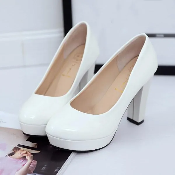 Women'S Pumps Chunky High Heels 66634515